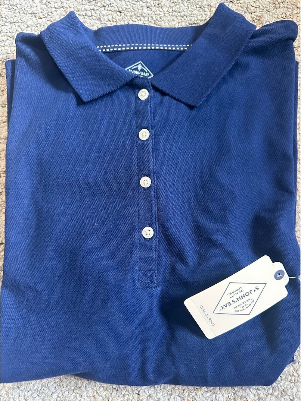 St. John's Bay women's polo shirt